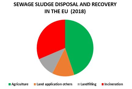 Sewage sludge disposal and recovery in the EU